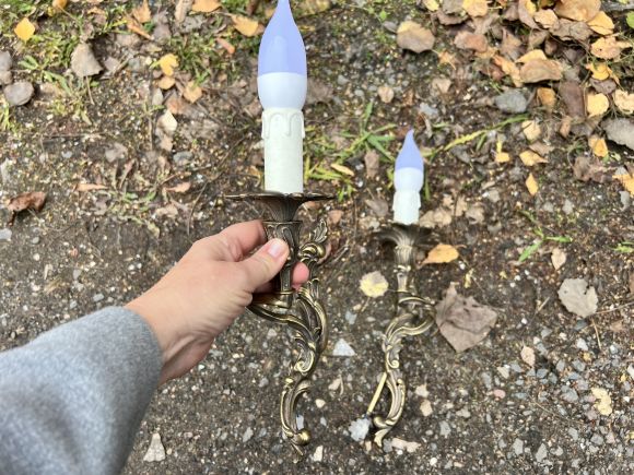 Интересные парные бра. Европа. Начало 20 века