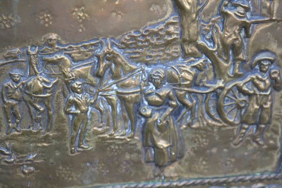 Антикварный экран для камина. Европа. Начало 20 века