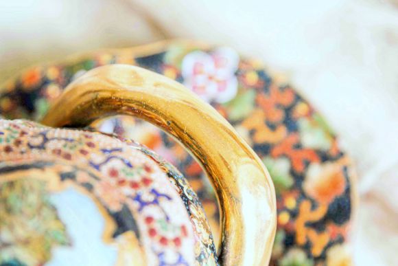 Винтажная китайская Ваза - Шкатулка "Воин" в технике Мориаж, Сацума SATSUMA - 60 гг