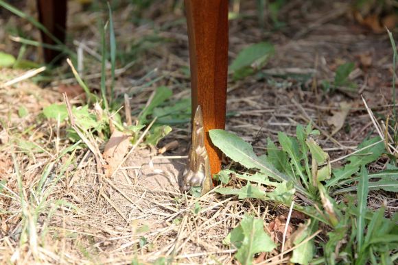 Великолепная антикварная витрина маркетри