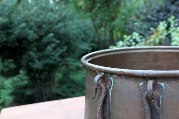 Старинная емкость для дров. Европа. Начало 20 века