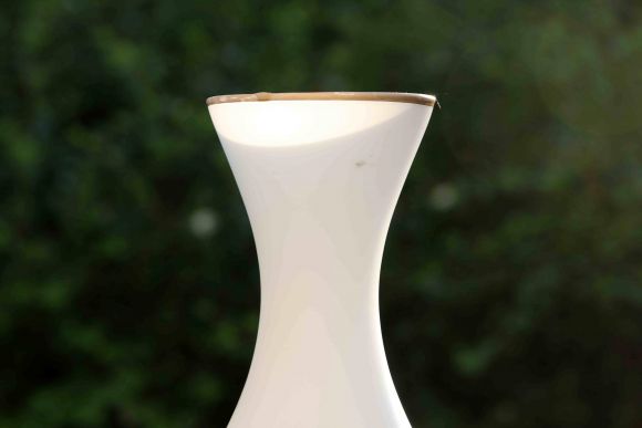 Прекрасная ваза матового стекла