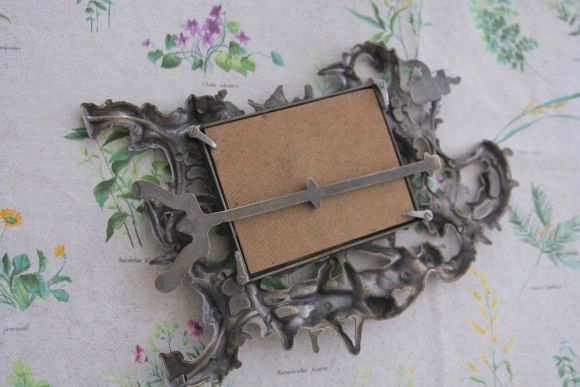 Замечательные антикварные рамочки из бронзы в патине