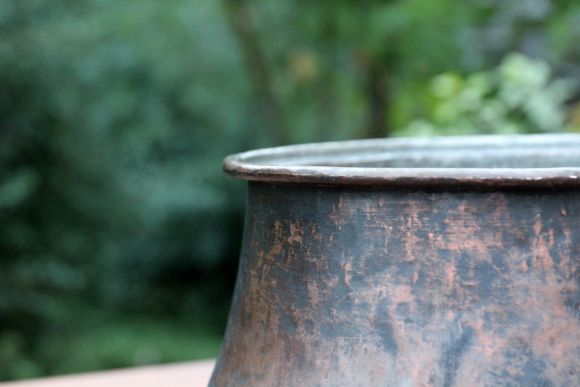 Старинный медный чан. Европа. Начало 20 века