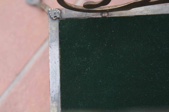 Роскошная Газетница из латуни с бархатом