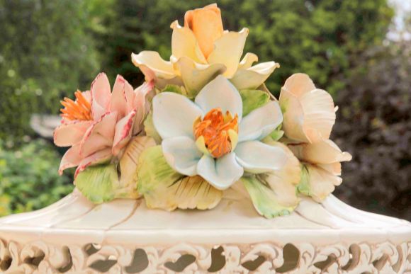 Итальянская огромная супница - конфетница