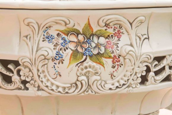 Итальянская огромная супница - конфетница