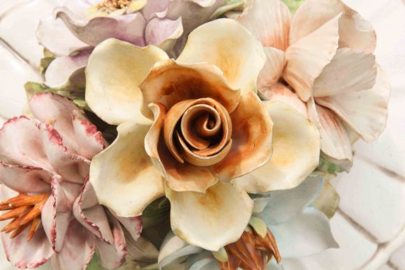 Итальянская огромная супница - конфетница