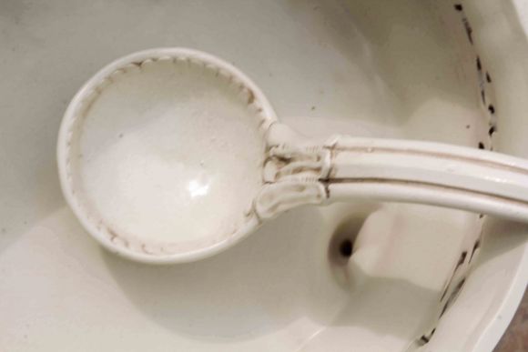 Итальянская огромная супница - конфетница