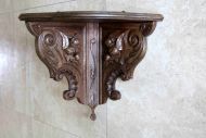 Дубовая резная полка из массива дерева  Дубовая резная полка из массива дерева