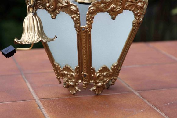 Очень нарядный винтажный потолочный светильник.Россия.Начало 20 века