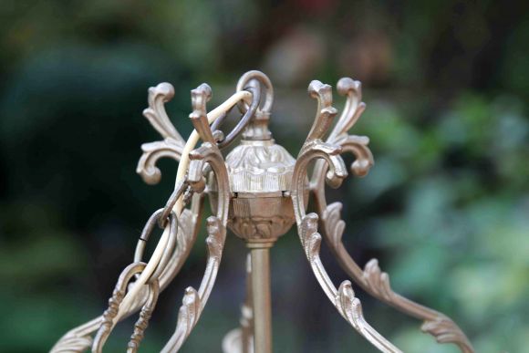 Очень нарядный винтажный потолочный светильник.Россия.Начало 20 века