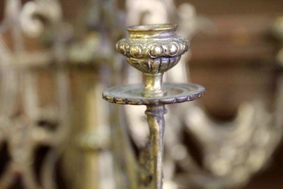 Антикварный каминный гарнитур