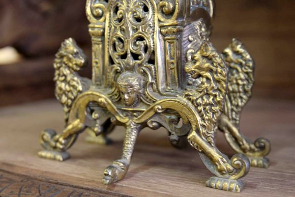 Антикварный каминный гарнитур