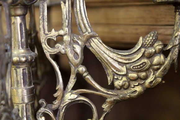 Антикварный каминный гарнитур