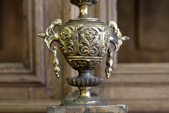 Антикварный каминный гарнитур