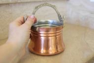 Винтажное медное ведерко. Европа. Начало 20 века