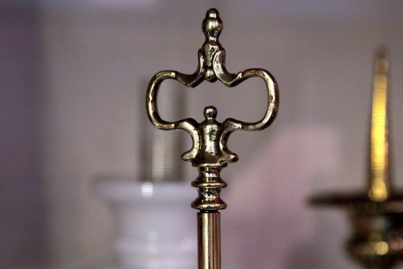 Керосиновая лампадка с приборами. Европа. Начало 20 века