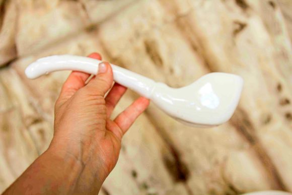 Фарфоровая супница "фруктовый сад"