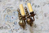 Пара замечательных винтажных бра на одну свечу