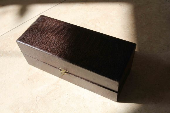 Винтажные хрустальные подставки под стаканы в коробке