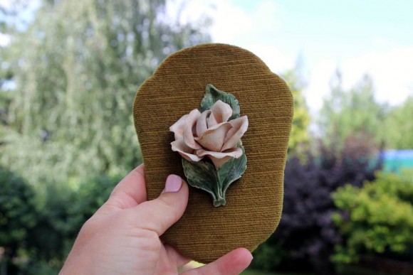 Необыкновенно нежный настенный декор. Италия Начало 20 века