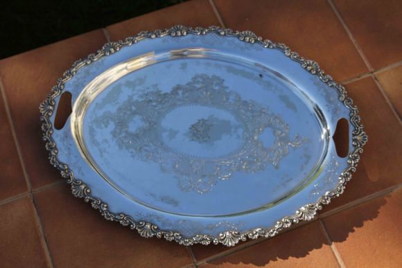 Потрясающей красоты винтажный поднос. Лондон. Середина 20 века.