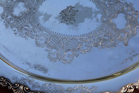 Потрясающей красоты винтажный поднос. Лондон. Середина 20 века.