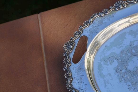 Потрясающей красоты винтажный поднос. Лондон. Середина 20 века.