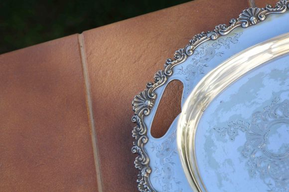 Потрясающей красоты винтажный поднос. Лондон. Середина 20 века.