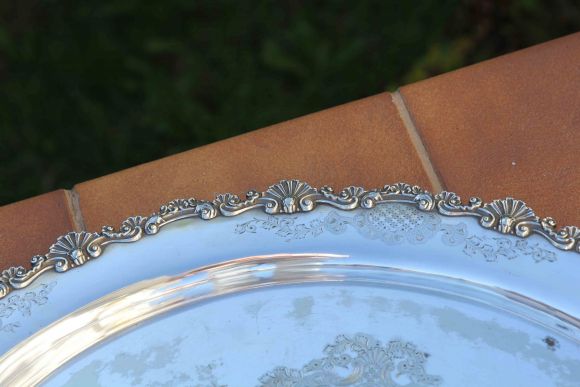 Потрясающей красоты винтажный поднос. Лондон. Середина 20 века.