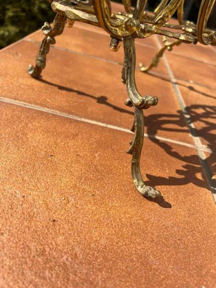 Старинная газетница из латуни