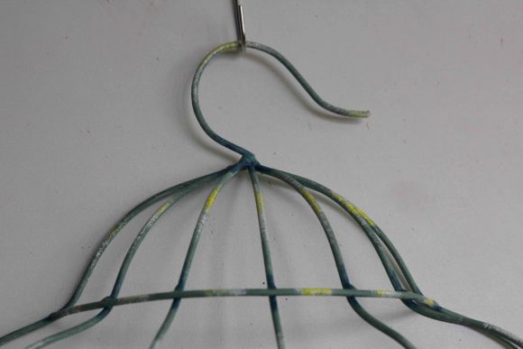 Винтажная навесная полка - клетка