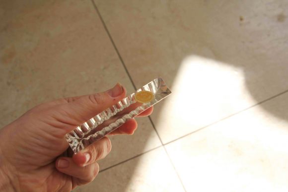 Стеклянные подставки под приборы в коробке