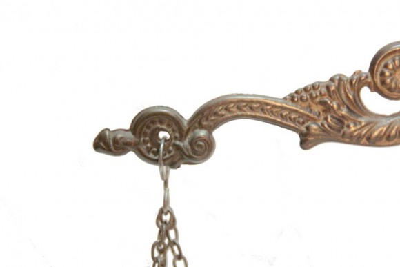 Винтажные весы с 2 чашами. Латунное литье. Европа. Середина 20 вв