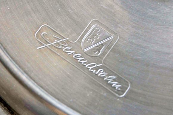 Старинное оловянное блюдо Berendsohn