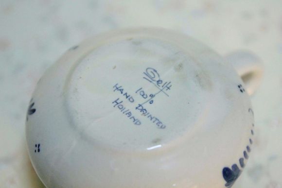 Очаровательный молочник Делфт.Европа.Начало 20 века