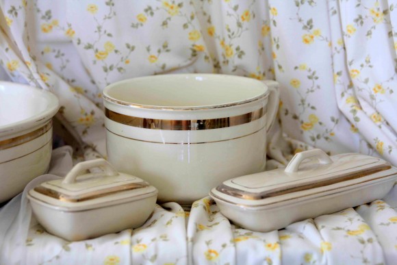 Потрясающий бельгийский набор для умывания Antique Boch LA Louviere