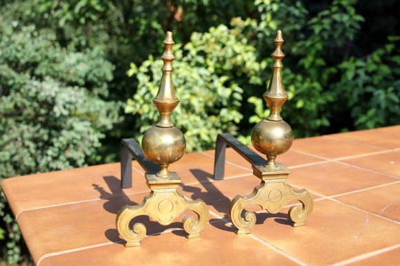 Великолепные старинные Таганы для камина