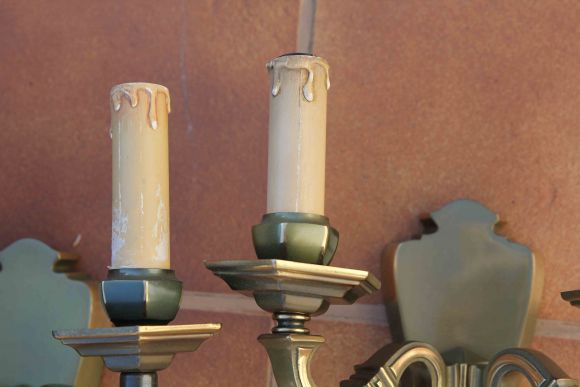 Винтажные бра из бронзы. Европа. 20 век.