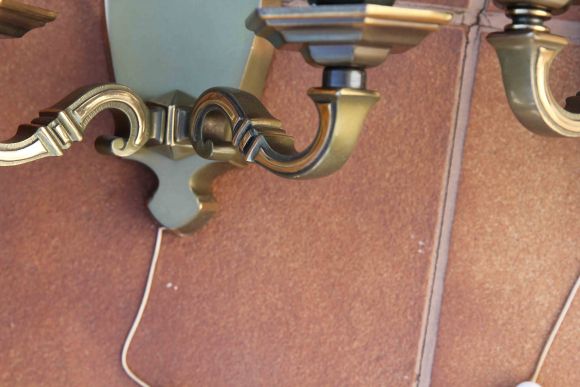 Винтажные бра из бронзы. Европа. 20 век.