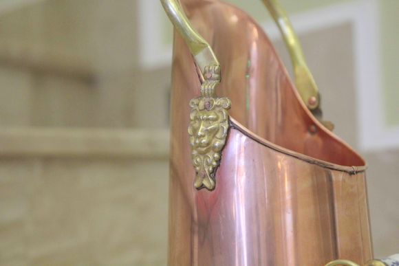 Красивый антикварный зольник-зонтница. Европа. Начало 20 века