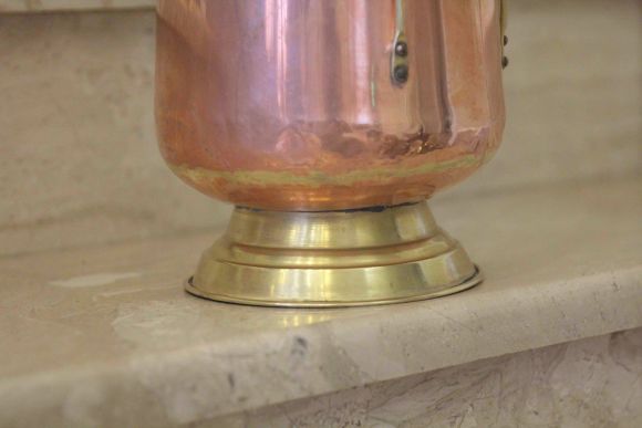 Красивый антикварный зольник-зонтница. Европа. Начало 20 века