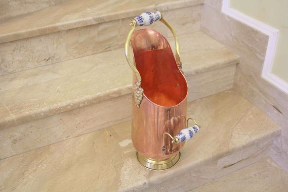 Красивый антикварный зольник-зонтница. Европа. Начало 20 века