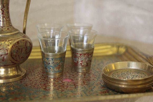 Чудесный восточный чайный набор. Европа. Начало 20 века