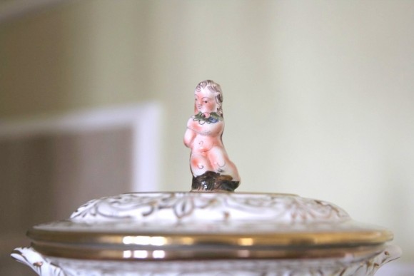 Фарфоровая ваза CAPODIMONTE Италия