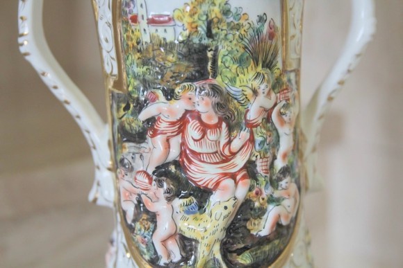 Фарфоровая ваза CAPODIMONTE Италия