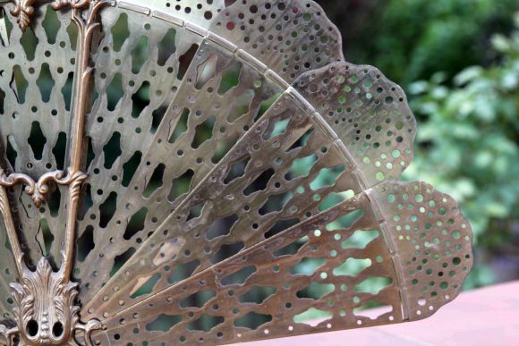 Антикварный защитный экран ВЕЕР для камина