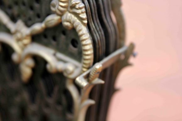 Антикварный защитный экран ВЕЕР для камина