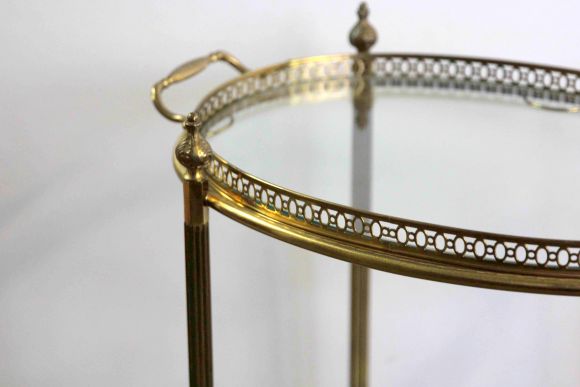 Сервировочный столик с двумя съёмными подносами